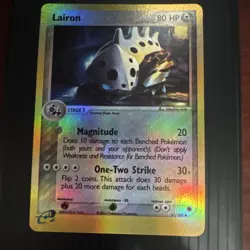 Pokemon Lairon EX Ruby & Sapphire Reverse Holo 37/109 Uncommon Stage 1 HP80 - Image 1