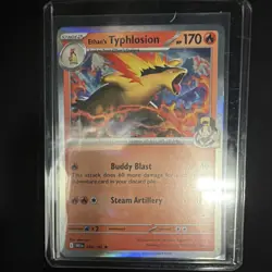 Pokemon Ethan's Typhlosion Sv10 Destined Rivals 034/182 Holo Rare Stage 2 170 HP - Image 1