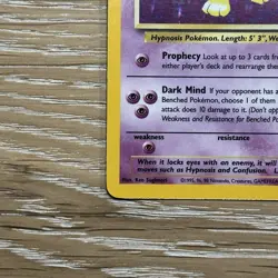 Hypno 8/62 Fossil Holo Rare Lightly Played LP Vintage WOTC Pokemon Card - Image 5