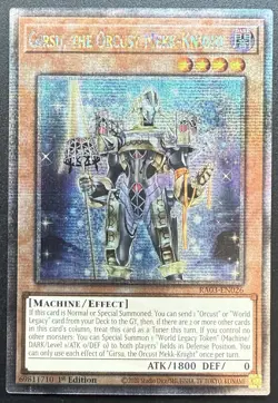 Girsu, the Orcust Mekk-Knight RA03-EN026 Quarter Century Secret Rare Yu-Gi-Oh! - Image 1