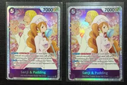 Bandai One Piece Sanji & Pudding SR EB02-035 ENGLISH Lot of 2 - Image 1