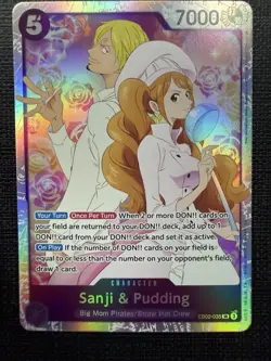 Bandai One Piece Sanji & Pudding SR EB02-035 ENGLISH Lot of 2 - Image 4