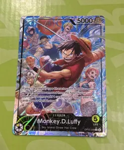One Piece OPTCG English Monkey D. Luffy Alt Art Leader OP15-098 L* - Image 1