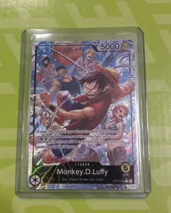 One Piece OPTCG English Monkey D. Luffy Alt Art Leader OP15-098 L* - Image 3