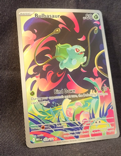 Pokemon TCG Bulbasaur Illustration Rare ME01: Mega Evolution 133/132 NM - Image 2