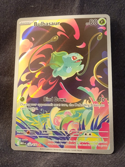 Pokemon TCG Bulbasaur Illustration Rare ME01: Mega Evolution 133/132 NM - Image 3