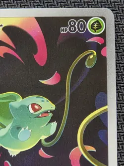 POKEMON TCG BULBASAUR 133/132 HOLO ILLUSTRATION RARE NM MEGA EVOLUTION STAMPED - Image 3