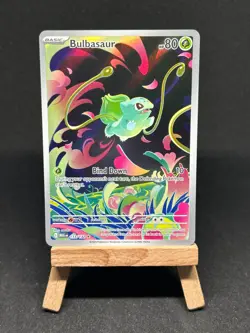 Bulbasaur 133/132 (NO STAMP) Mega Evolution Illustration Rare Pokemon TCG - NM - Image 1