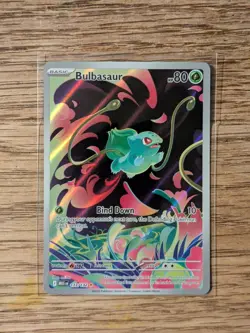 Pokemon TCG Bulbasaur Illustration Rare Mega Evolution MEG 133/132 NM - Image 1