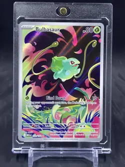 Pokemon TCG Bulbasaur (133/132) Mega Evolution Illustration Rare NM-MT - Image 1