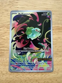 Pokemon TCG Bulbasaur Illustration Rare 133/132 - Mega Evolution Stamped - Nm - Image 1