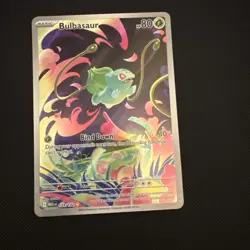 Pokemon TCG Bulbasaur Illustration Rare Mega Evolution Card 133/132 NM Condition - Image 1