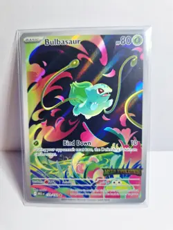 Pokemon TCG Bulbasaur Illustration Rare 133/132 - Mega Evolution Stamped - NM/M - Image 1