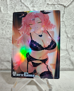 Nicole ZZZ Trading Card Waifu Goddess Story Anime Girl holo Karte Manga Art - Image 1