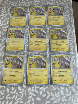 9 X Pokemon | Pikachu At The Museum - Jumbo Promo cards - *Brand New & Sealed* - Image 1