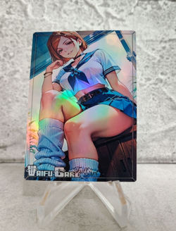 Nobara Trading Card Waifu Goddess Story Anime Girl holo Karte Manga Art - Image 1