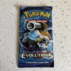 Pokemon TCG: XY Evolutions Booster Pack - 10 Cards - Factory Sealed BLASTOISE - Image 1