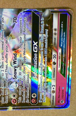 Pokemon Card - Alolan Ninetales GX Lost Thunder 132/214 Ultra Rare - Image 3