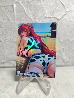 Rias Gremory Trading Card Waifu Goddess Story Anime Girl holo Karte Manga Full - Image 1