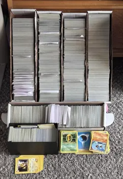 Vintage Pokemon Bulk Lot Roughly 4k Cards Base Set Wizards Of The Coast Pre 2016 - Image 1