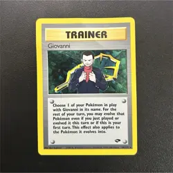Giovanni 18/132 Gym Challenge Holo Rare Trainer Pokemon TCG Card Unlimited - Image 1