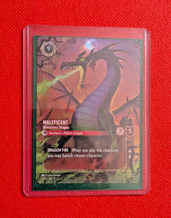 Disney Lorcana - MALEFICENT Monstrous Dragon #5/P3 Promo Championship Card - Image 3