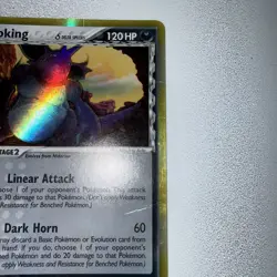 Nidoking Delta Species Pokemon card from the EX Dragon Frontiers set. - Image 2