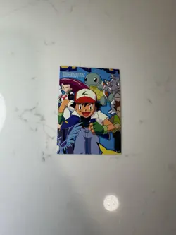 1999 Topps Pokemon Series 1 TV9 Jesse Rainbow Holo Foil Card Textured RARE - Image 4