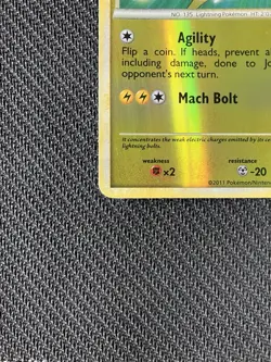 Jolteon 45/95 Call of Legends Reverse Holo Uncommon Pokemon Card 2011 - Image 2