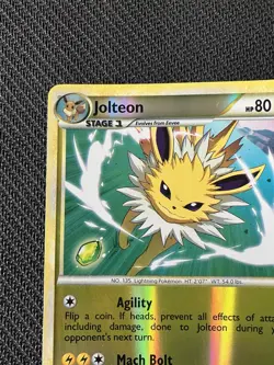Jolteon 45/95 Call of Legends Reverse Holo Uncommon Pokemon Card 2011 - Image 5