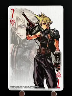Cloud Strife Final Fantasy Card 25th Anibersary Playing Cards Trump Japanese FF - Image 1