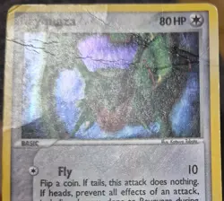 Vintage 2006 Rayquaza 3/17 POP Series 1 Holo Rare Pokemon TCG Card ,HP/Damaged - Image 2