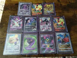 Pokemon Chinese Full Art 11 Card Lot Promo Gem Flareon Alakazam Exclusive V 151 - Image 1