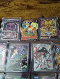 Pokemon Chinese Full Art 11 Card Lot Promo Gem Flareon Alakazam Exclusive V 151 - Image 4