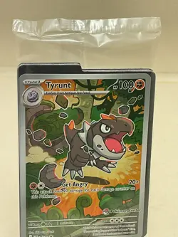 Tyrunt 70 Pokemon Center Promo Perfect Order Sealed Pokemon Card - Image 1