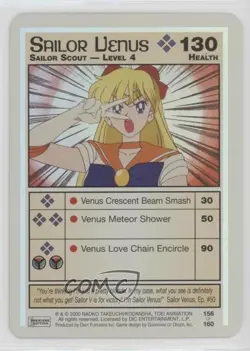 2001 Sailor Moon Collectible Card Game Premiere Expansion Set Sailor Venus #156 - Image 1