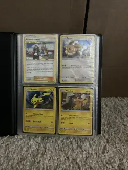 Pokemon Card Collection With Binder - Image 1