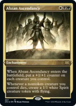 Abzan Ascendancy (Foil Etched) -Foil Near Mint MTG Double Masters 2022 - Image 1