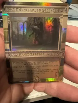 MtG The Scorpion God - Masterpiece Foil - Image 1