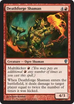 Deathforge Shaman - Light Play MTG Conspiracy - Image 1
