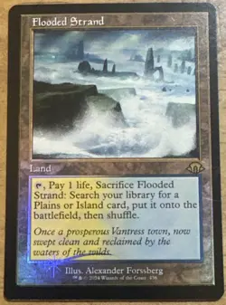 Flooded Strand (Retro Frame) FOIL MTG Modern Horizons 3 Rare 436 - Image 1