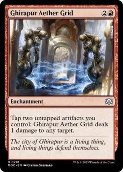 Ghirapur Aether Grid - Light Play MTG Commander: March of the Machine - Image 1