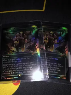 MTG Magic the Gathering Secret Lair Wolverine x Marvel NM Foil Berserk (#1738) - Image 1