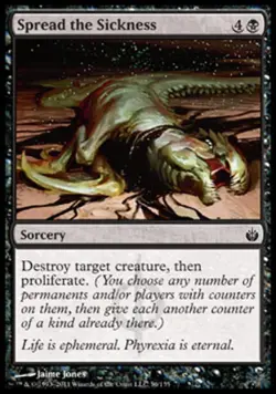Spread the Sickness - Light Play MTG Mirrodin Besieged - Image 1