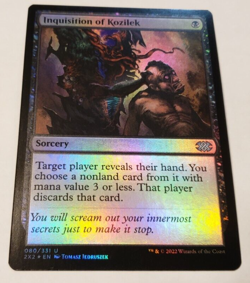 MTG Inquisition Of Kozilek 080 2X2 Double Masters 2022 Foil Uncommon NM x1 - Image 1