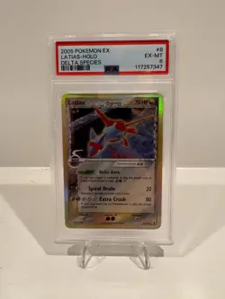 2005 Pokemon EX Delta Species Latias Holo PSA 6 - Image 1