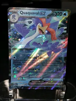 Holo Quaquaval ex - 052/193 Paldea Evolved Pokemon - Same Day Shipping! - Image 1