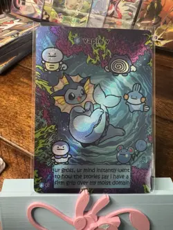 Vapie V Pokiebubies V2 1st Edition Fan Art Chef Ken Lee Pokemon Vaporeon 91 - Image 1