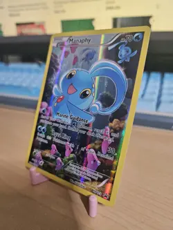 Pokemon Manaphy Full Art Holo Black Star Promo Mythical Collection XY113 LP - Image 3