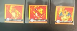 1999 Artbox Pokemon Stickers Series 1 Charizard Charmeleon Charmander - Image 1